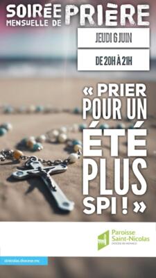 Soirée mensuelle de prière