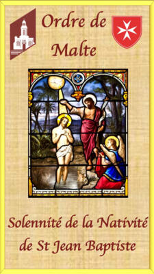Messe de la Solennité de St Jean Baptiste