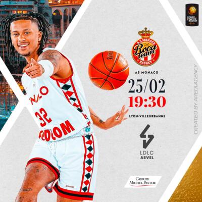 Coupe de France de Basket - "AS Monaco - Lyon-Villeurbanne"