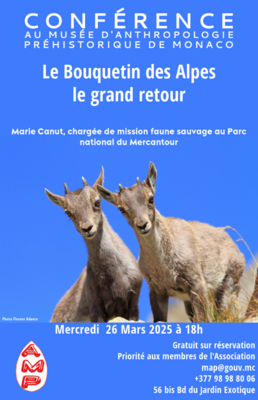 📢 Conferenza: Lo stambecco delle Alpi, il grande ritorno! 🏔️🦌