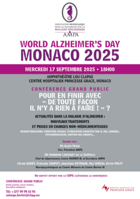WORLD ALZHEIMER'S DAY - Conférence