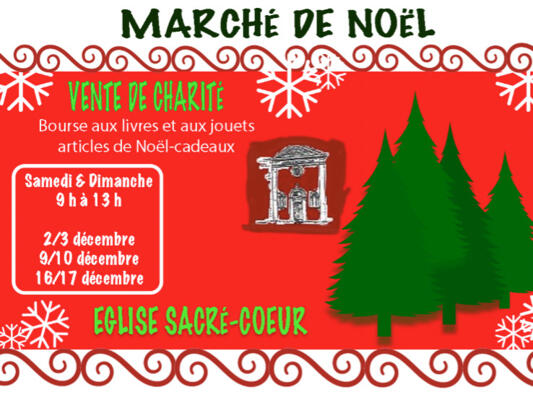 MARCHÉ DE NOËL / VENTE DE CHARITÉ