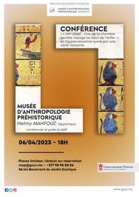 Conférence - "L’imy-dwAt : Livre de la chambre secrète - Helmy Mahfouz"