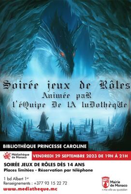 Attività - "Serata giochi di ruolo"