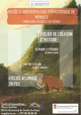Atelier de création d'histoire : "Atelier allumage du feu"