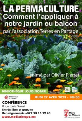 Lecture - "Permaculture: how to apply it to your garden or balcony"