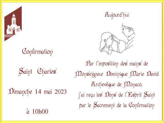 Sacrement de la Confirmation