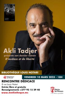 Talk - "D’audace et de liberté - Akli Tadjer"