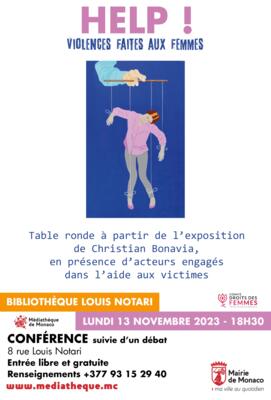 Conférence - "HELP! Violences faites aux femmes"