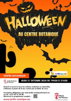 Animation - "Halloween au Centre Botanique"