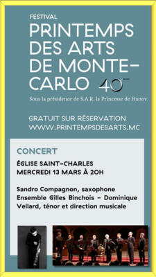 Concert du Printemps des Arts