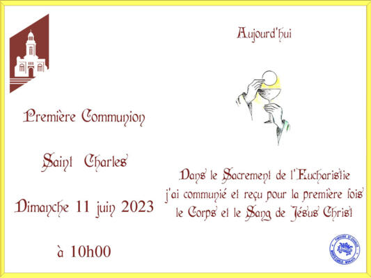 Sacrement de l'Eucharistie