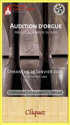 Prélude à la messe du soir