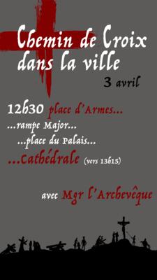 Chemin de Croix dans la ville